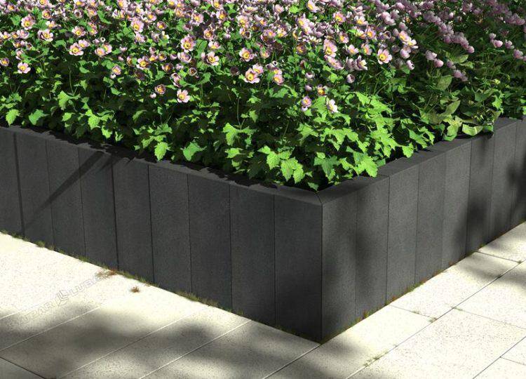 Palisada XL 8,4x89x16,6 cm popielaty BRUK