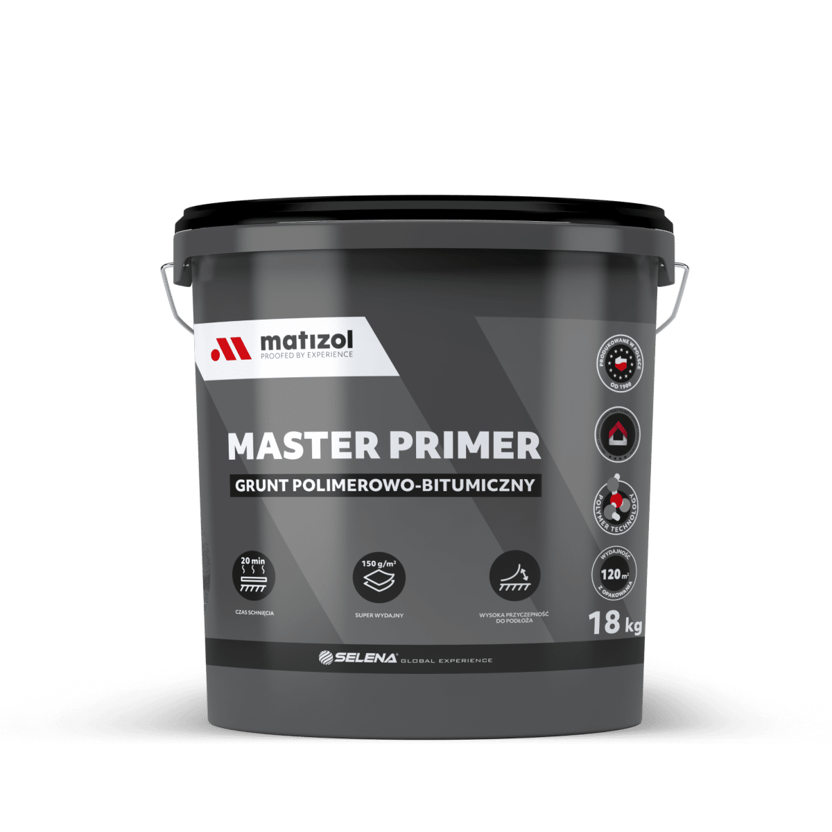 Grunt polimerowo-bitumiczny Matizol Master Primer 18 kg