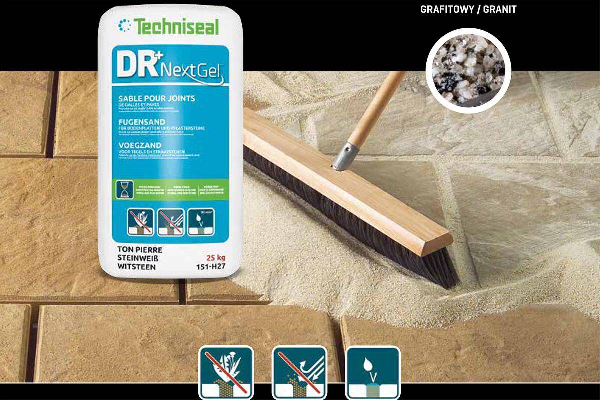 Piasek fugowy polimerowy TECHNISEAL 25 kg grafitowy / granit