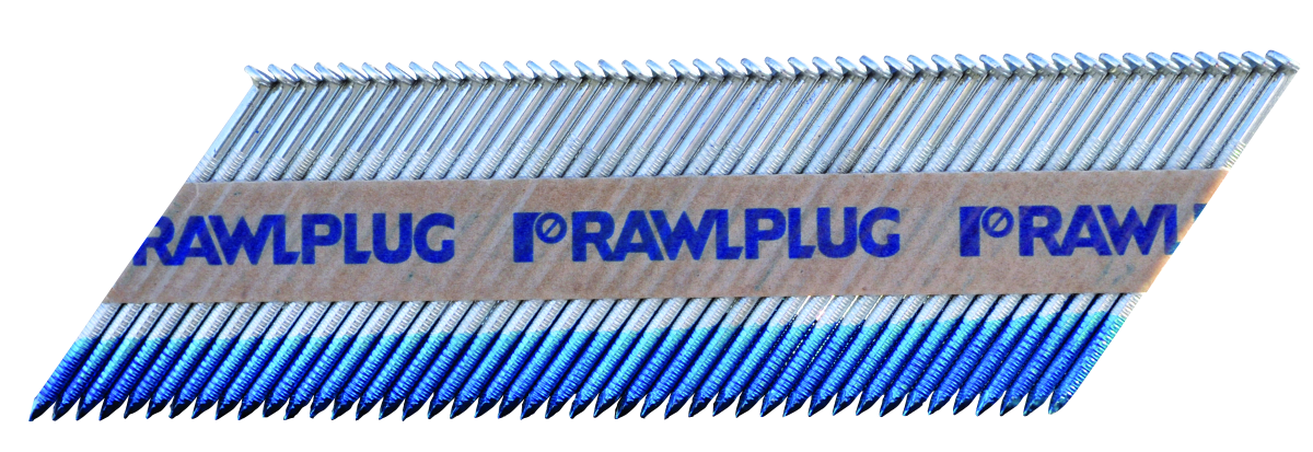 Gwoździe do gwoździarki na papierze ocynk 3,1 x 90 (2200 szt. bez gazu) SPG-DRG-3190 RAWLPLUG