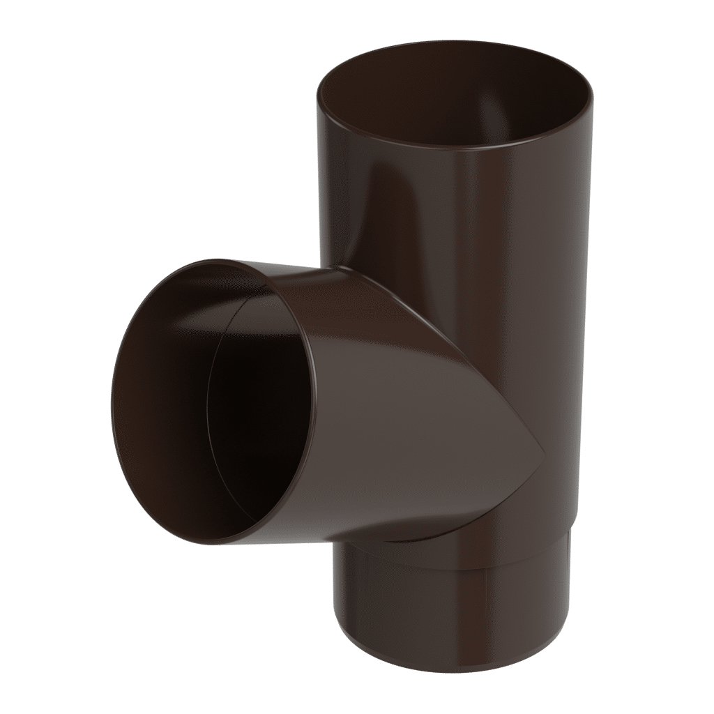 GALECO Trójnik 67° PVC 100 grafit