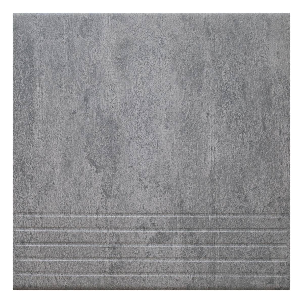 Stopnica schodowa 33,3x33,3 gres szkliwiony Gris grafit Tubądzin