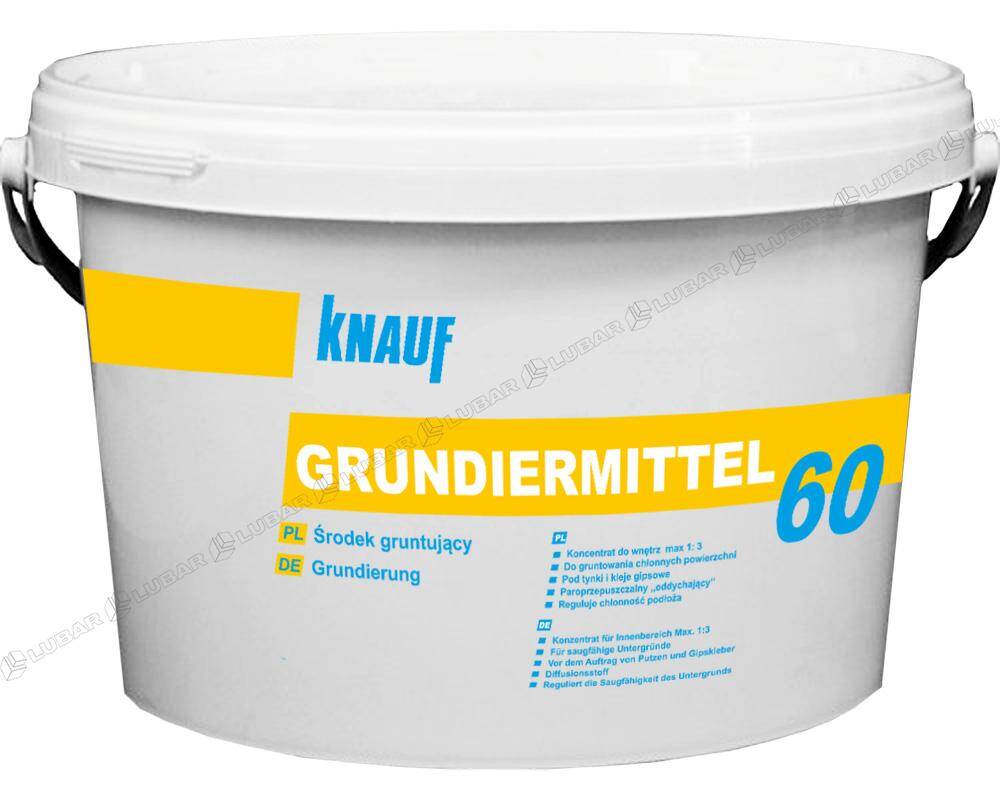 Grunt do podłoży chłonnych GRUNDIERMITTEL 60 15 kg