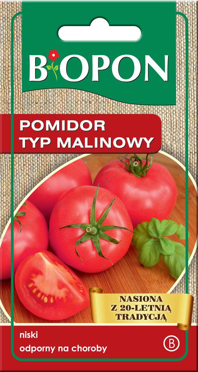 Pomidor malinowy Kujawski 0,2 g Biopon nasiona