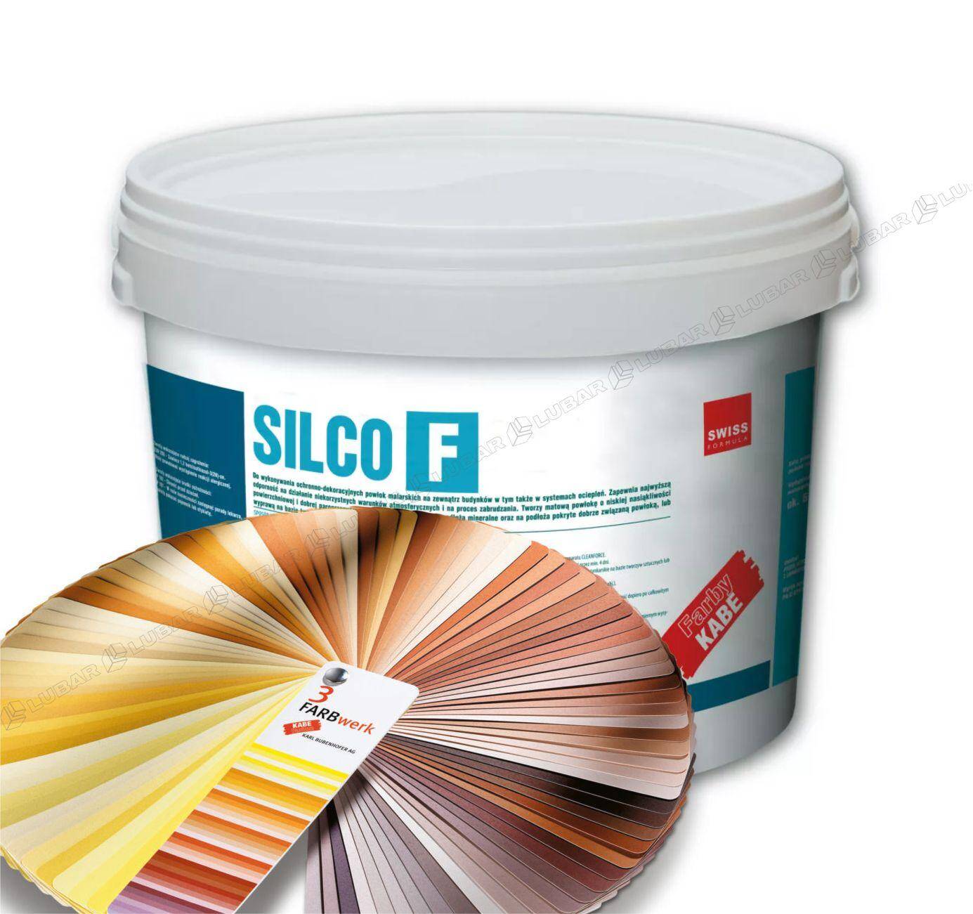 Farba silikonowa elewacyjna KABE SILCO F 10 l RAL3003