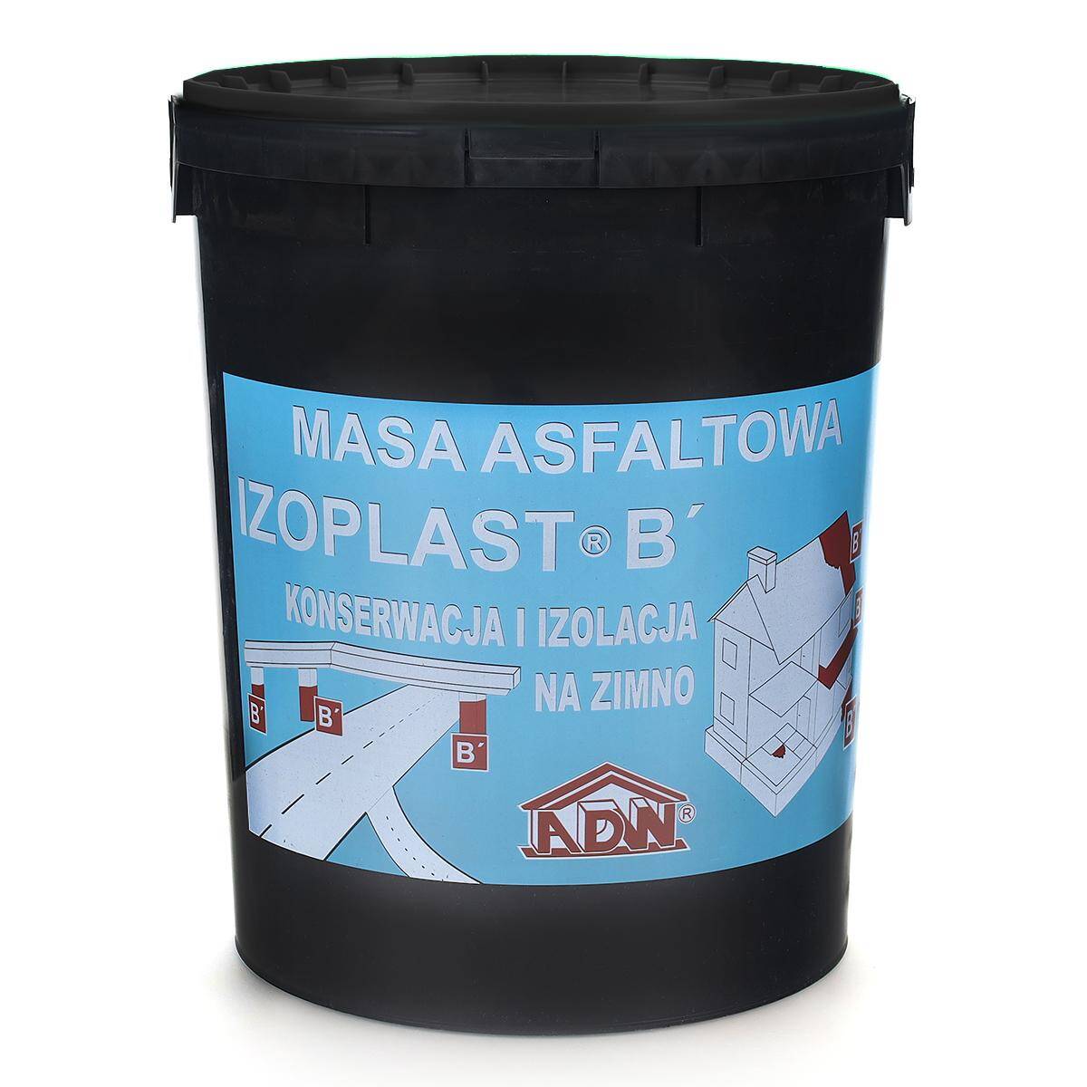 Izoplast B asfaltowa masa do izolacji i konserwacji pap 24 kg ADW