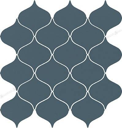 Mozaika ścienna OCEAN Romance Turquoise Mosaik Satin 28,1x29,3 
