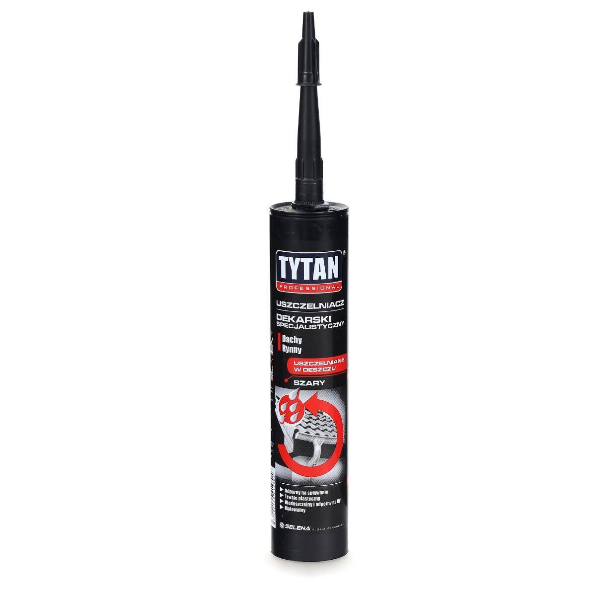 Uszczelniacz dekarski specjalistyczny 280 ml szary TYTAN Professional