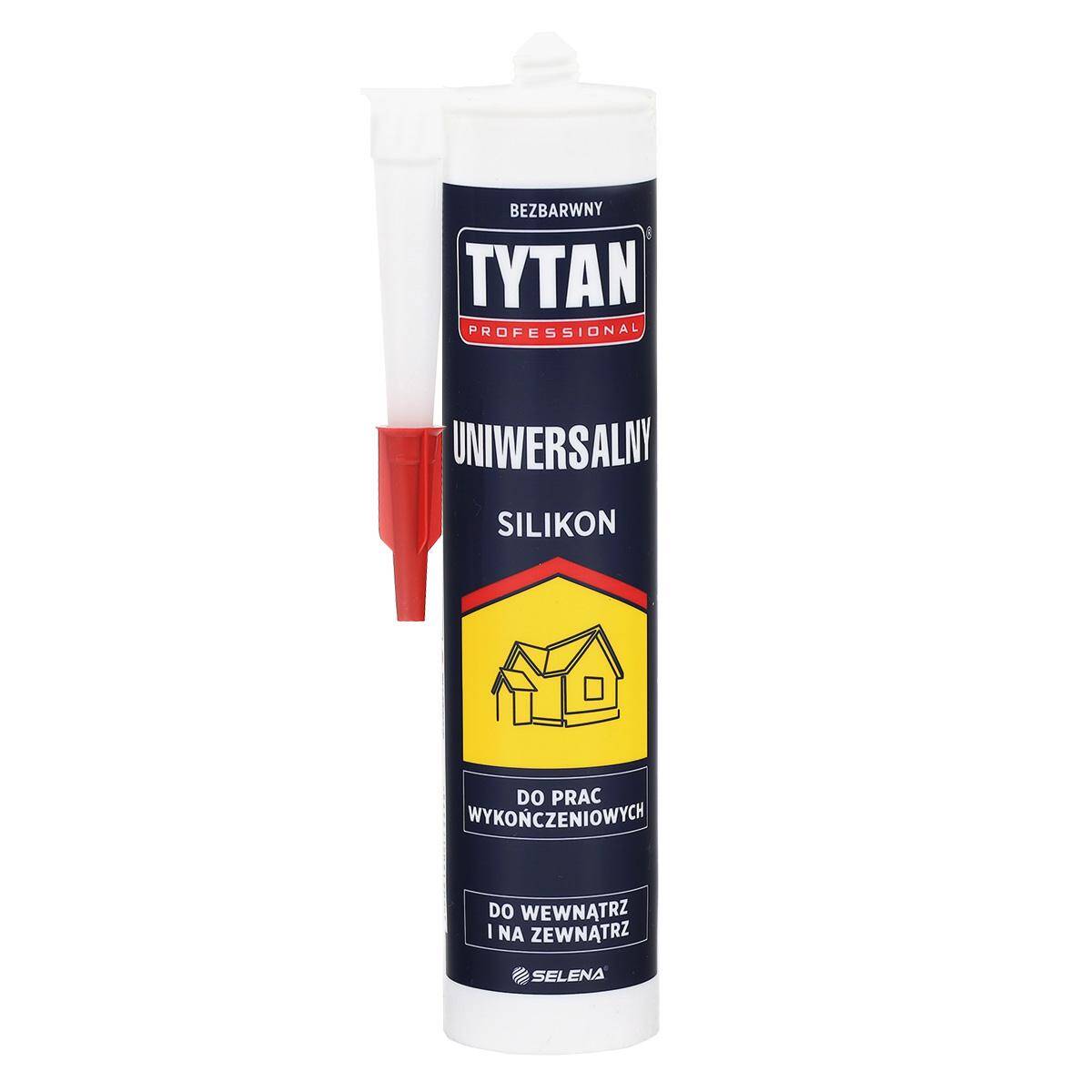 Silikon uniwersalny bezbarwny 280 ml TYTAN Professional