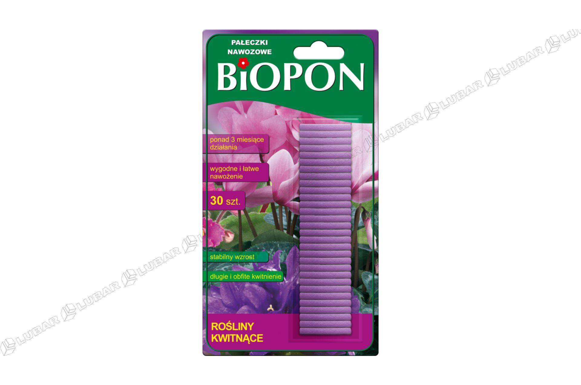 Pałeczki nawozowe do roślin kwitnących Biopon