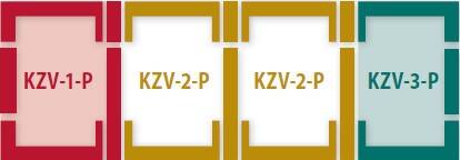 Kołnierz okna dachowego zespolony B4/1 78x140 (KBV-1-P + KBV-2-P + KBV-2-P + KBV-3-P)