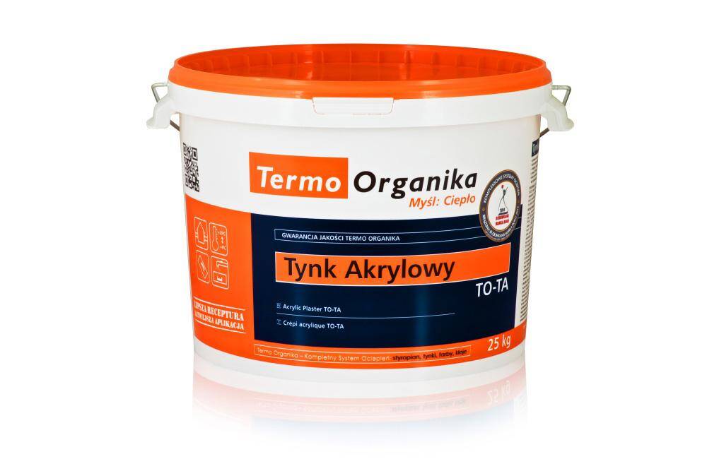 Tynk akrylowy 2,5 mm TO-TA 25 kg TERMO ORGANIKA