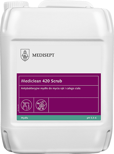 MEDICLEAN MC420 SCRUB 5L ANTYBAKTERYJNE MYDŁO W PŁYNIE  (Zdjęcie 1)