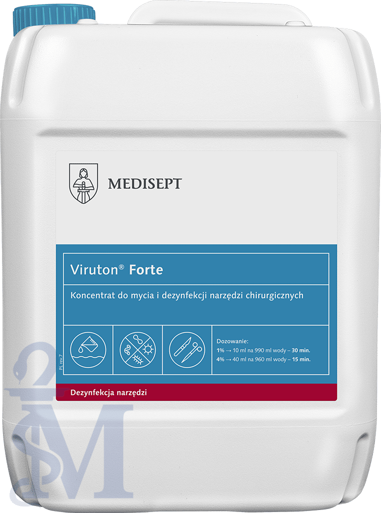 VIRUTON FORTE 5L Koncentrat do mycia i dezynfekcji narzędzi chirurgicznych Medisept