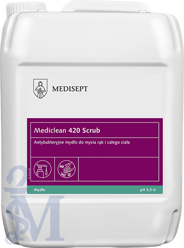 MEDICLEAN MC420 SCRUB 5L ANTYBAKTERYJNE MYDŁO W PŁYNIE  (Zdjęcie 1)