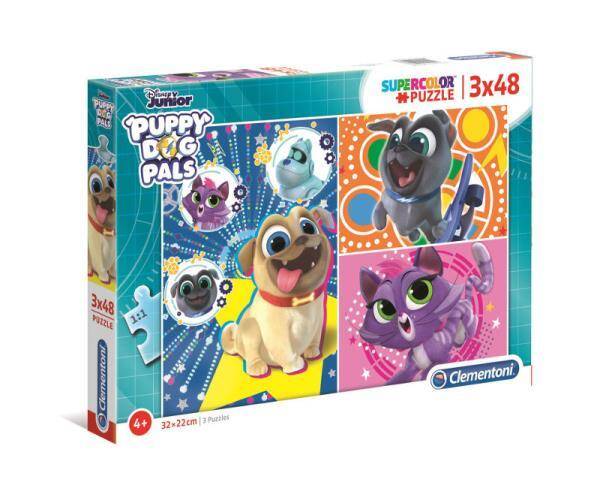 Clementoni Puzzle 3x48el Puppy Dog Pals 25247