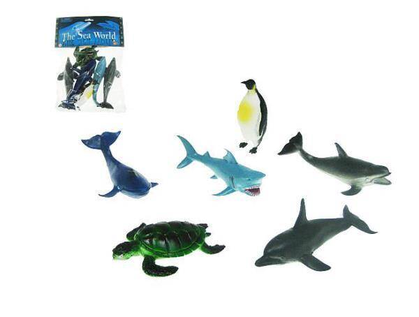 Zwierzęta morskie 12-16cm 6 wzorów
