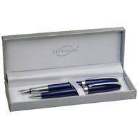Komplet pióro i długopis 20FB400L  niebieskie