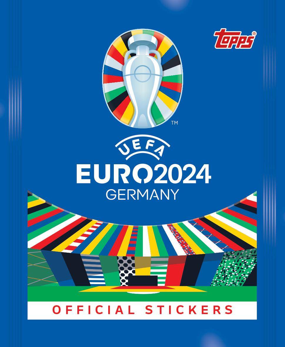 Euro 2024 Topps Stickers saszetki z naklejkami 1 szt. mix