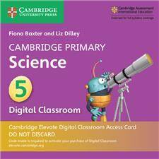 Cambridge Primary Science Stage 5 Cambridge Elevate Digital Classroom Access Card (1 Year)