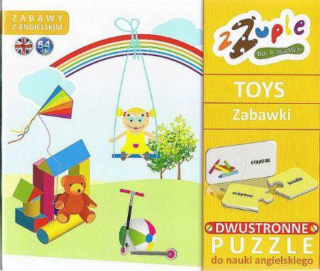 Toys - puzzle do nauki języka angielskiego