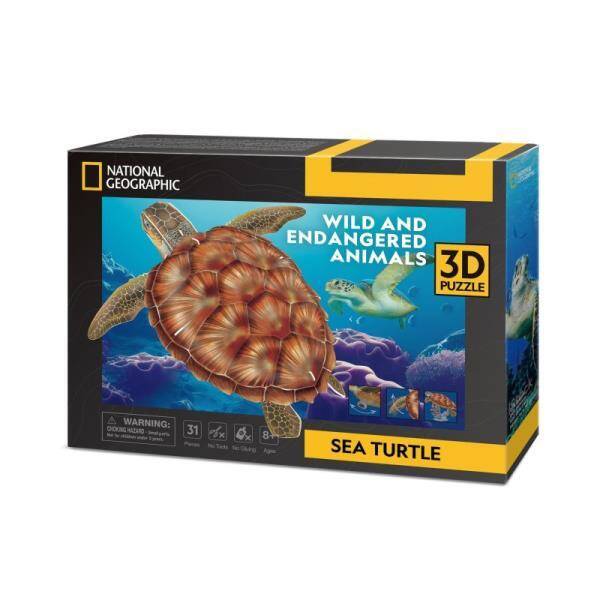 Puzzle 3D Żółw wodny DS1080H Cubic Fun