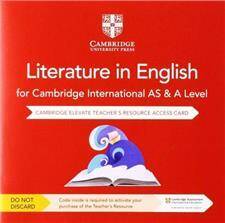 Cambridge International AS & A Level Literature in English Cambridge Elevate Teacher's Resource Access Card