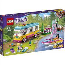 LEGO ®FRIENDS Leśny mikrobus kempingowy i żaglówka 41681 (487 el.) 7+