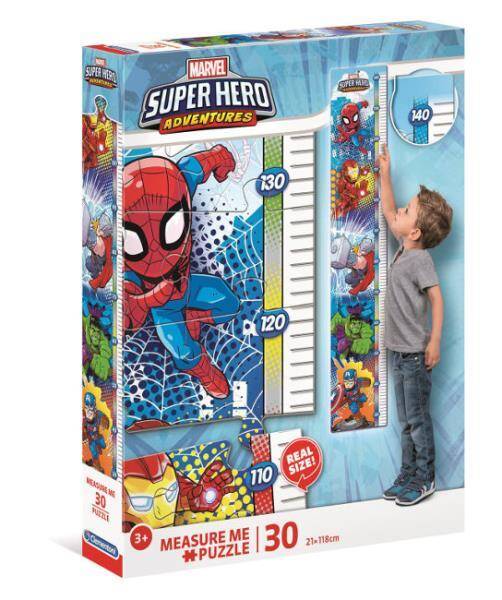 Clementoni Puzzle 30el Miarka Super Hero Adventures MARVEL 20337