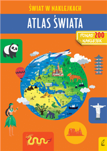 Świat w naklejkach Atlas świata