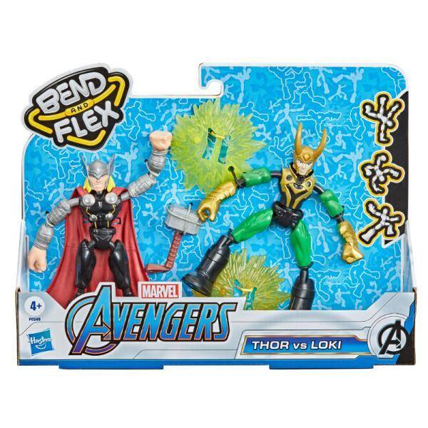 Avengers Figurki Bend i Flex Thor vs Loki F0245