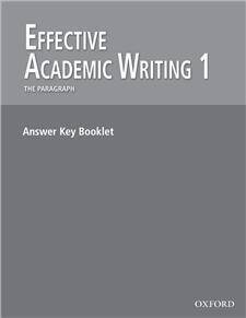 FREE: EFFECTIVE ACAD. WRIT. 1 BK/K