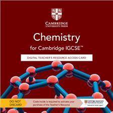 Cambridge IGCSEA Chemistry Digital Teacher's Resource Access Card