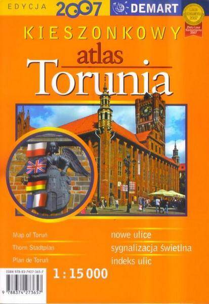 Toruń - atlas kieszonkowy