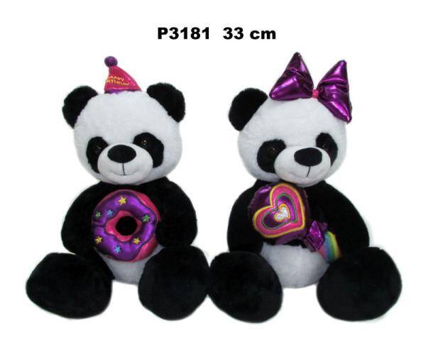 Panda 33cm urodzinowa z ciastkiem 154750