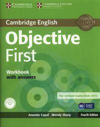 Objective First 4 ed  Workbook with answers + audio CD