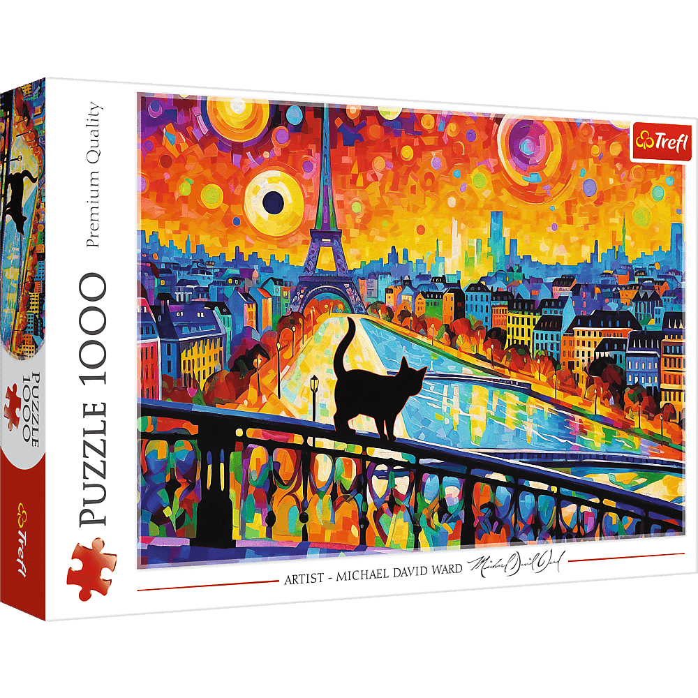 Puzzle 1000 Kot w Paryżu 10795