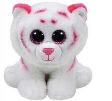Maskotka Pluszak Beanie Babies różowy-biały tygrys Tabor 15 cm Regular