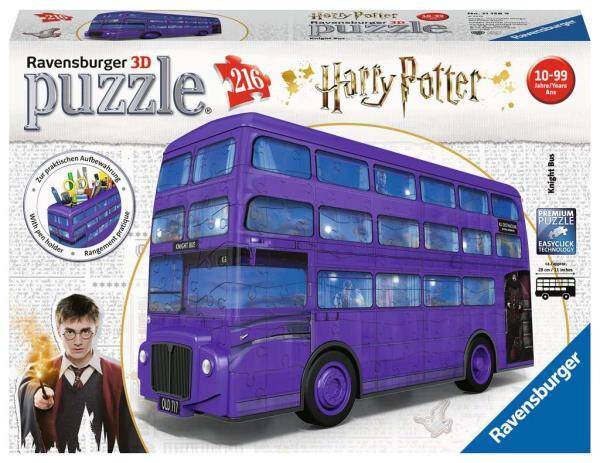 Puzzle 3D Harry Potter: Błękitny autobus 216 el. 111589 RAVENSBURGER