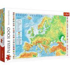 Puzzle 1000 Mapa Fizyczna Europy