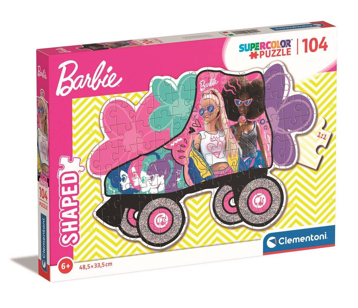 Puzzle 104 shaped Barbie 27164
