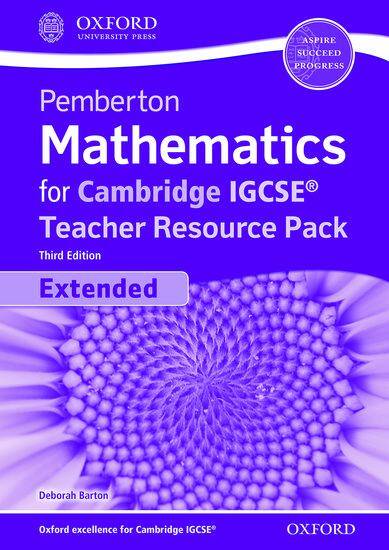 Pemberton Mathematics for Cambridge IGCSE Extended: Teacher Resource Pack (Third Edition)