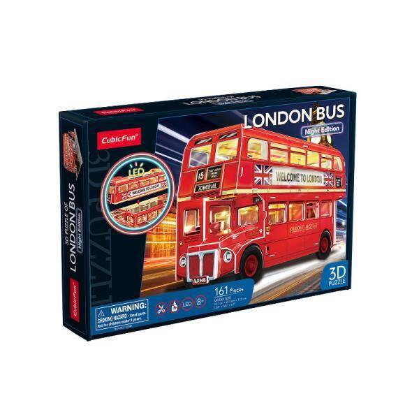 Cubic Fun Puzzle 3D Londyński autobus