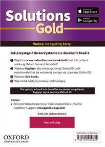 Solutions Gold Intermediate Podręcznik e-Book Access Code Card