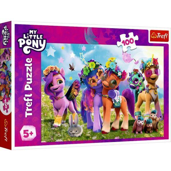 Puzzle 100el Zabawne Kucyki. My Little Pony Hasbro 16463 Trefl