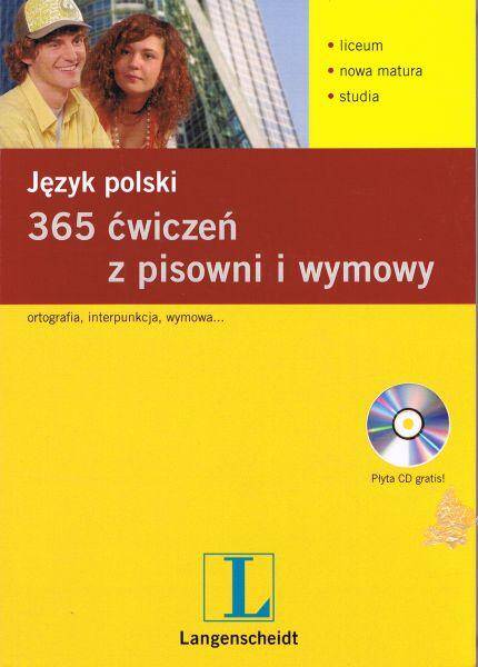 365 ćwiczeń z pisowni i wymowy język polski z płytą CD
