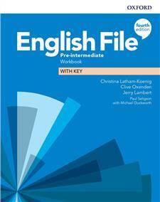 English File Fourth Edition Pre-Intermediate Workbook with Key (ćwiczenia z kluczem 4E, 4th ed., czwarta edycja)