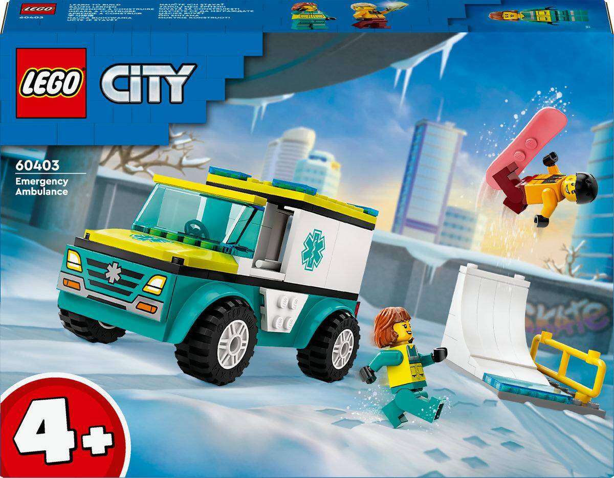 LEGO ®60403 CITY KARETKA I SNOWBOARDZISTA