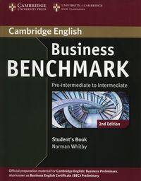 Business Benchmark 2E Pre-intermediate-Intermediate Business Preliminary SB