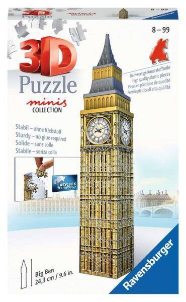 Puzzle 3D mini Big Ben 54 elementów